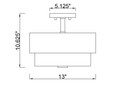 495SF13-MGLD Line Drawing