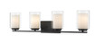 Z-Lite 426-4V-MB Willow 4-Light Vanity