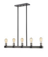 Z-Lite 472-5L-ABB Kirkland 5-Light Linear Chandelier