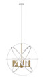 Z-Lite 463-30HWH-OBR Cavallo 8-Light Chandelier