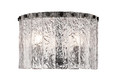 Z-Lite 1943F12-MB Glacier 3-Light Flush Mount