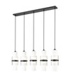 Z-Lite 1946P-5L-MB Cayden 5-Light Linear Chandelier