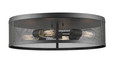 Z-Lite 331F21-BRZ Meshsmith 4-Light Flush Mount