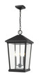 Z-Lite 568CHXL-BK Beacon 3-Light Outdoor Chain Mount Ceiling Fixture