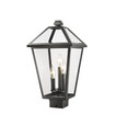 Z-Lite 579PHBS-BK Talbot 3-Light Outdoor Post Mount Fixture