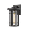 Z-Lite 570M-BK Jordan Single Light Outdoor Wall Light
