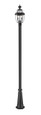 Z-Lite 580PHM-519P-BK Westover 2-Light Outdoor Post Mounted Fixture