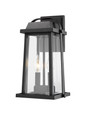 Z-Lite 574M-BK Millworks 2-Light Outdoor Wall Light