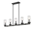 Z-Lite 589-5L-ABB Marlow 5-Light Outdoor Linear Chandelier Z-Lite 589-5L-ABB Marlow 5-Light Outdoor Linear Chandelier