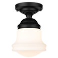 Z-Lite 735F10-MB Vaughn Single Light Flush Mount