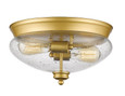 Z-Lite 722F2 Amon 2-Light Flush Mount