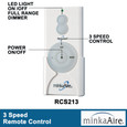 Minka-Aire F854 Wave - 44" No Light - 3 Blade Indoor Ceiling Fan with Remote