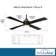 Minka-Aire F796L -Falco - 54" LED - Blade Indoor Ceiling Fan