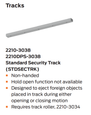 LCN 2213DPS Concealed, Heavy Duty High Security Track Closer - Powder Coat Finish