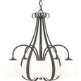 Hubbardton Forge HUB-101445 Sweeping Taper 5 Arm Chandelier