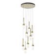Hubbardton Forge 131100 Link 9-Light Blown Glass Pendant