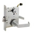 Schlage L9092EU - Electrified Mortise Lock - Grade 1, Fail Secure, Outside Levers EU, Outside Cylinder Override