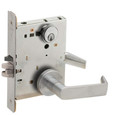Schlage L9092EU - Electrified Mortise Lock - Grade 1, Fail Secure, Outside Levers EU, Outside Cylinder Override