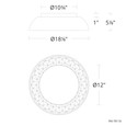 Modern Forms FM-78118 Prisma LED Flush Mount