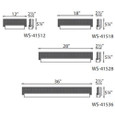 Modern Forms WS-41512 Quantum LED Bathroom Vanity or Wall Light