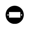 LCN LCN 8310-3856WS 4-1/2" Round Wall and Surface Mount Wireless Actuator with Handicap Symbol, Weather Trim, and Transmitter LCN-8310-3856WS