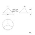 Modern Forms MDF-PD-55048 The Ring LED Chandelier