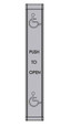 LCN LCN-8310-836TW 36" x 6" Tall and Slim Wireless Actuator with Wheelchair Icon and Text LCN-8310-836TW