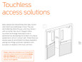 LCN LCN 8310-813 Touchless Actuator, Single Gang and Double Gang, Hand Wave Icon and Text LCN-8310-813