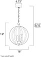 Maxim Lighting Provident 4-Light Chandelier MAX-10031