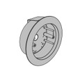 LCN LCN 8310-3852TWF 6" Round Wall and Flush Mount Wireless Actuator with Handicap Symbol and Push To Open Text, Transmitter, and Weather/Trim Ring LCN-8310-3852TWF