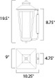 Maxim Lighting Aberdeen 1-Light Outdoor Wall MAX-2144