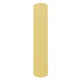 Von Duprin 990EO Exit Only Trim Plate for 98/99 Series Exit Devices - 605 Bright Brass finish