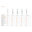 Von Duprin 990 Trim Series compatibility chart showing 990EO, 990DT, 990NL, 990TP, and 990TP-BE nomenclature and compatible 98/99 series exit device models