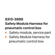 LCN 8310-3888 Safety Module Harness for Pneumatic Control Box - Touchless Actuator Service Component