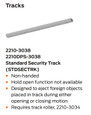 LCN LCN 2215 Concealed, Heavy Duty High Security Track Closer - Powder Coat Finish LCN-2215-POWDER