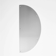 Trimco 1041 Half-Round Push Plate 8" x 16"