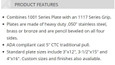Trimco Trimco 1010 Series Cast Pull Plate with 5" CTC TRI-1010