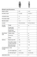 Von Duprin 6111 model specifications chart - face plate length, backbox depth, door type compatibility, UL 10C fire rating, and dual monitor switch options