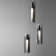 Hubbardton Forge 131124 Exos Glass 5-Light Pendant