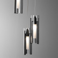 Hubbardton Forge HUB-131124 Exos Glass 5-Light Pendant