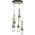 Hubbardton Forge HUB-131127 Link 5-Light Clear Glass Pendant