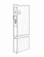 Adams Rite Adams Rite MS1837 Series Two-Point Deadlock (Cylinder Not Included) ADA-MS1837
