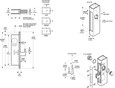 Adams Rite Adams Rite MS1950 Series - Maximum Security Stainless Steel Straightbolt Deadlocks (Cylinder Not Included) ADA-MS1950
