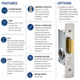 Adams Rite 2331 Heavy Duty Deadbolt with Expanding Bolt Technology