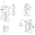 Adams Rite 4070 Series Short Throw Deadbolt for Narrow Stile Applications