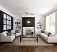 Casablanca 44" Wisp Ceiling Fan with LED Light Kit and Handheld Remote