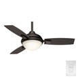 Casablanca 44" Verse Maiden Damp Rated Ceiling Fan with LED Light Kit and Handheld Remote