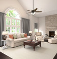 Hunter 52" 5 Blade Builder Ceiling Fan with LED Light Kit and Pull Chain (3 Bulb)