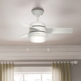 Hunter 36" 3 Blade Aker Ceiling Fan with LED Light Kit and Pull Chain
