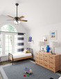 Hunter 44" 5 Blade Swanson Ceiling Fan with LED Light Kit and Pull Chain (3 Bulbs)